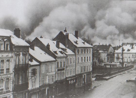 Beginn des Brandes